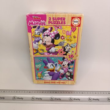 Educa dřevěné puzzle Minnie 2x16ks