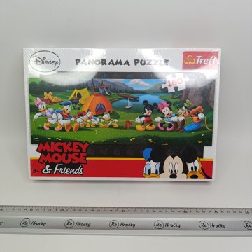 Disney panorama puzzle Mickey a přátelé 160ks