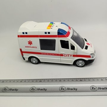 Ambulance na baterky (rozbité zadní levé…