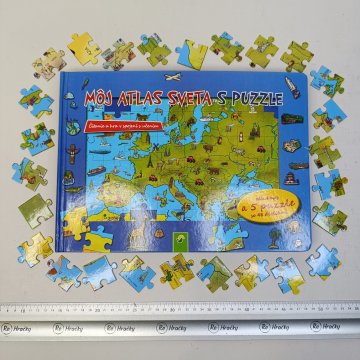 Můj atlas světa s puzzle