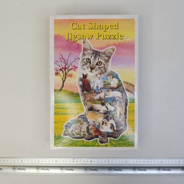 Puzzle ve tvaru kočky